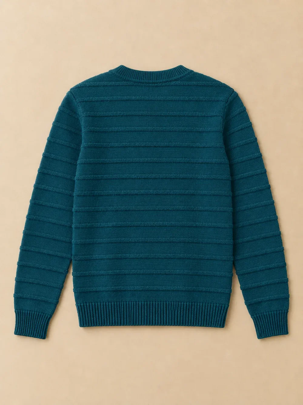 Bailey Welt Stripe Cardigan – Harbour, laid flat, back
