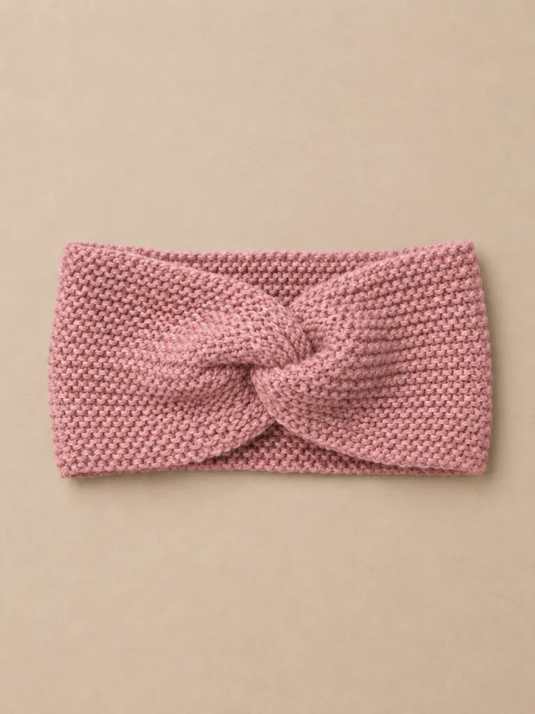 Forties Garter Headband – Thrift, laid flat, front